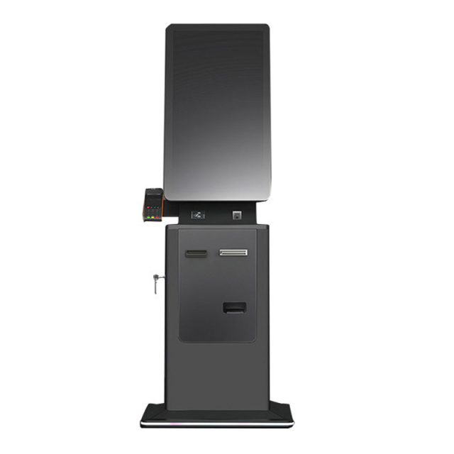 Floor Stand Hotel Automatic Payment Terminal Cash for Self Check-in, Card Reading & Report Printing | Hospital Self-Service Terminal