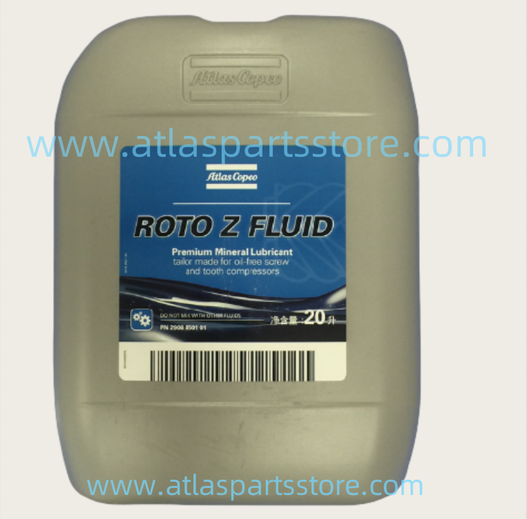 2908850100=2908850101   Atlas Copco Lubricating Oil Special Lubricating Oil  ROTO Z FLUID   for Atlas Oil-free air Compressor 20L