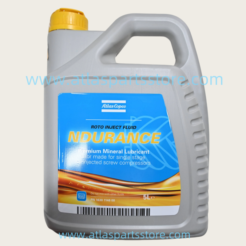 2901024501=1630114600  Lubricating  Oil  Roto Inject Fluid  RIF NDURANCE  5L   for  Atlas Copco Screw Air Compressor Parts