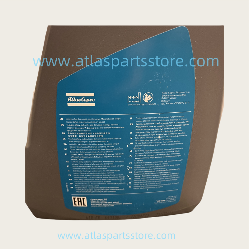 2908850300  Air Compressor Oil  ROTO-Z BUS 5L Lubricants for Atlas Copco Screw air Compressor  parts