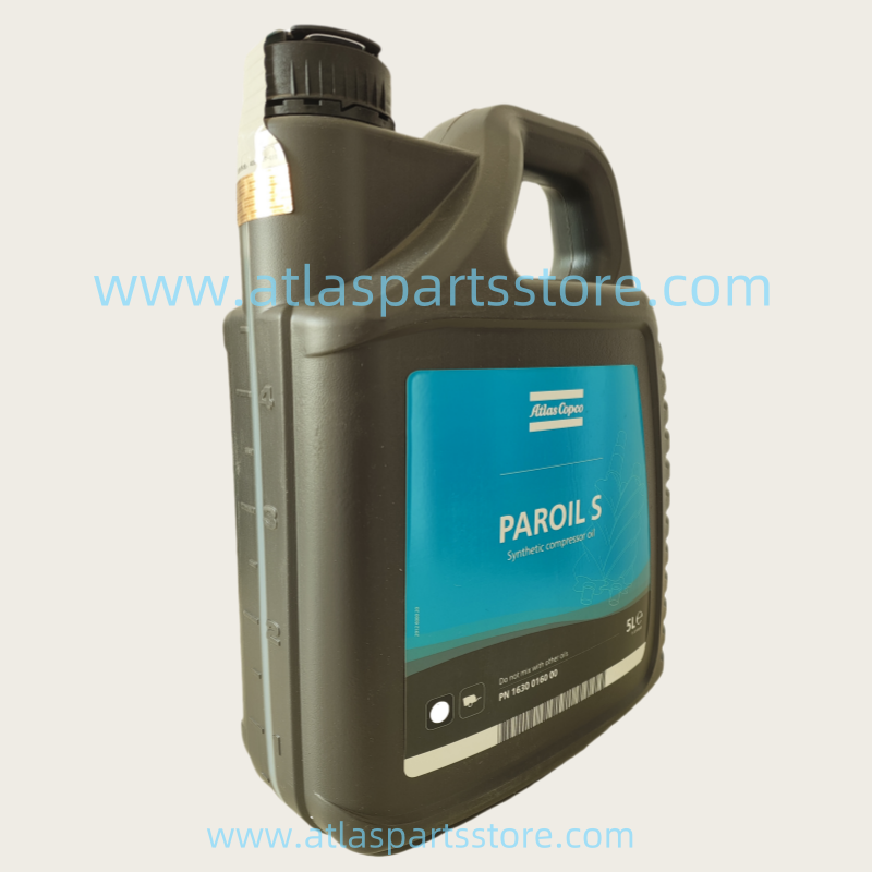 1630016000   PAROIL S   Synthetic lubricating oil   5L for Atlas Copco Screw air Compressor   parts