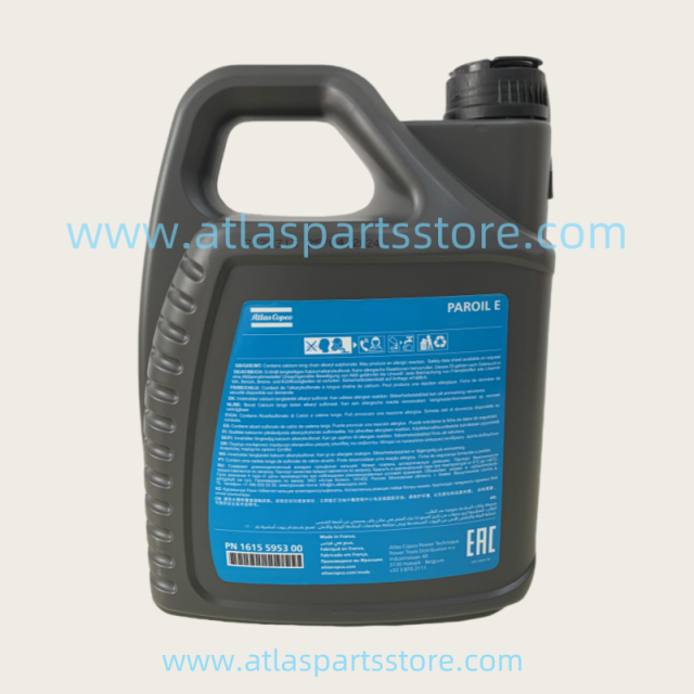1615595300  PAROIL E Mineral Engine Oil  5L  for  Atlas Copco Mobile Industrial Compressor Parts