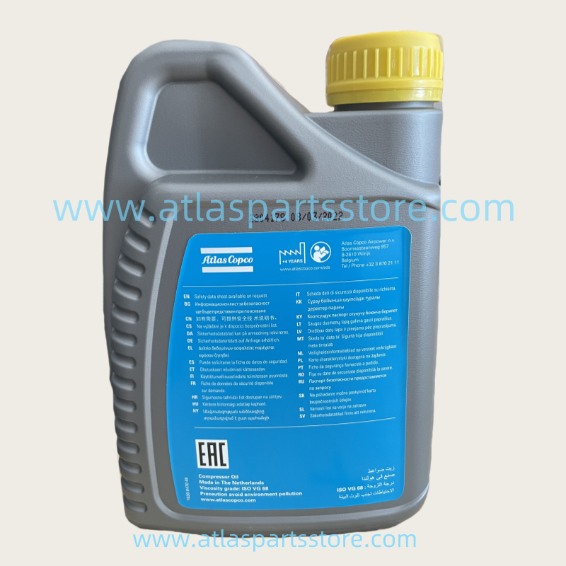 1630204501  Lubrication oil  VACUUM VANE  FLUID 68 1L for  Atlas Copco  Air Compressor parts