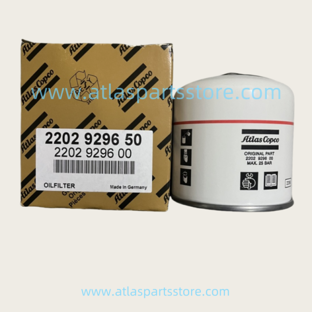 2202929650=2202929600   Atlas Copco Oil Filter Element  for Atlas Copco air compressor spare parts