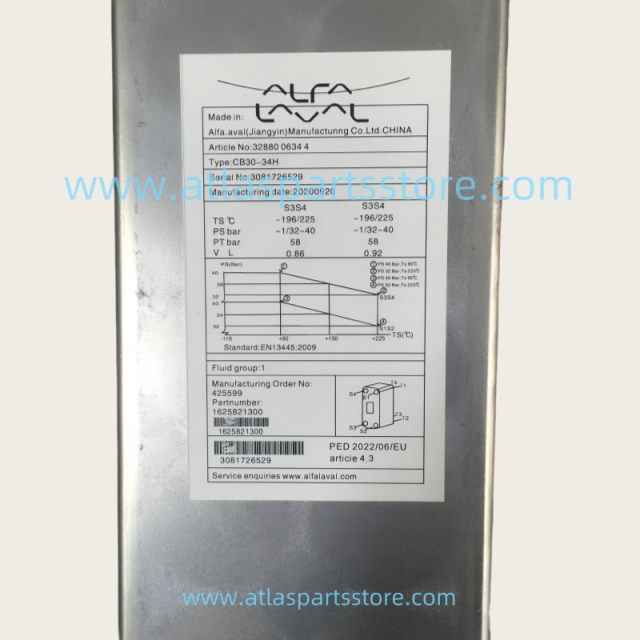 1625821300 Original Industrial Compressor Parts Oil Cooler for Atlas Copco screw air compressor parts