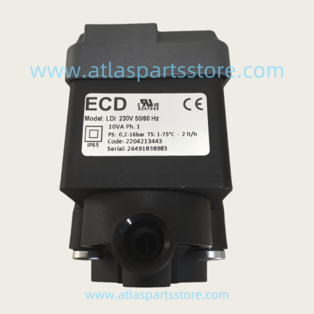 1624904980=2204213410=2204213443 Original Industrial Compressor Parts Electronic Drain Valve ED12-230V for Atlas Copco air compressor parts