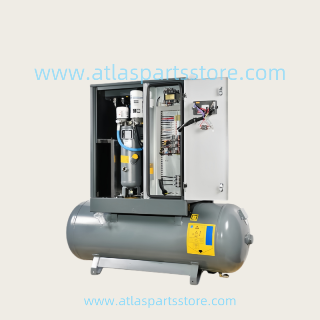 Atlas Copco G11 Oil Injection Screw Air Compressor 11kW Type with Gas Storage Tank