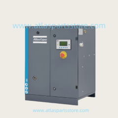 Atlas Copco G5 fuel injection screw air compressor 5kW Pack model 400V.