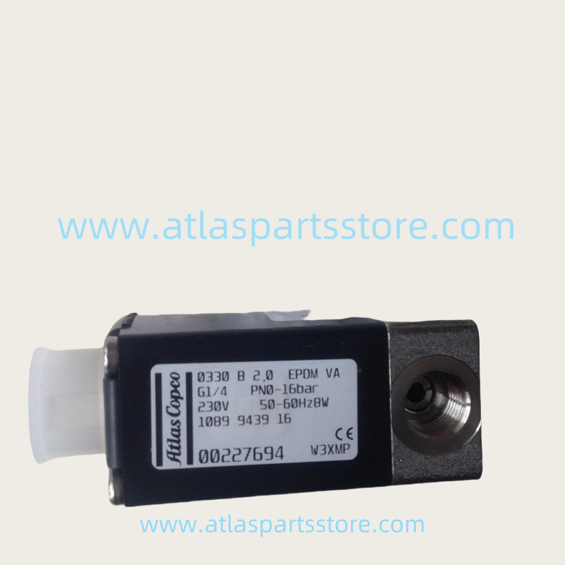 1089943916  Original Industrial Compressor Parts solenoid valve 00227694 for Atlas Copco air compressor parts