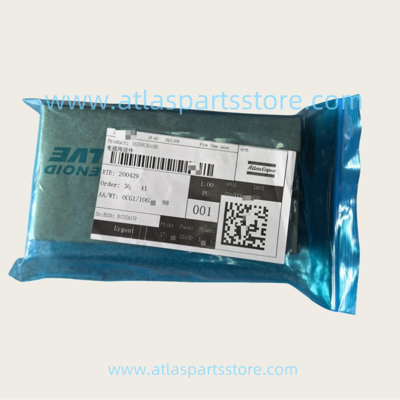 1639696461=1639630499 Original Industrial Compressor Parts solenoid valve  for Atlas Copco air compressor parts