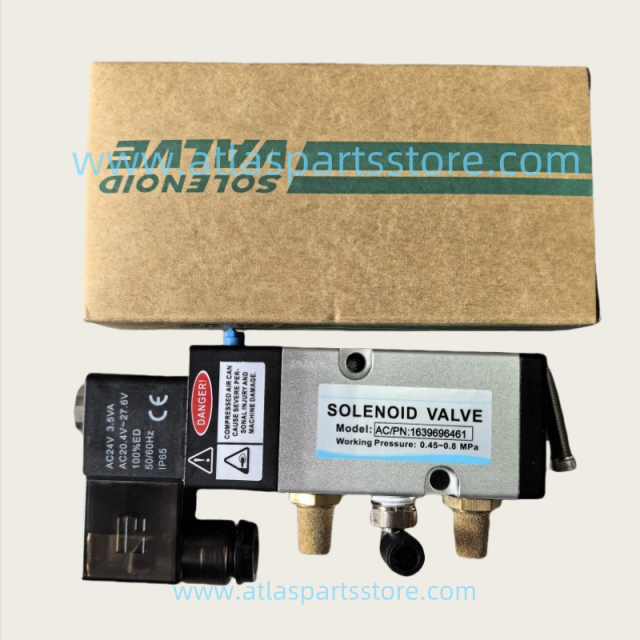 1639696461=1639630499 Original Industrial Compressor Parts solenoid valve  for Atlas Copco air compressor parts