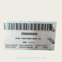 2906080000 Original Industrial Compressor Parts ZR160-315VSD 8000H maint-kit for Atlas Copco air compressor parts