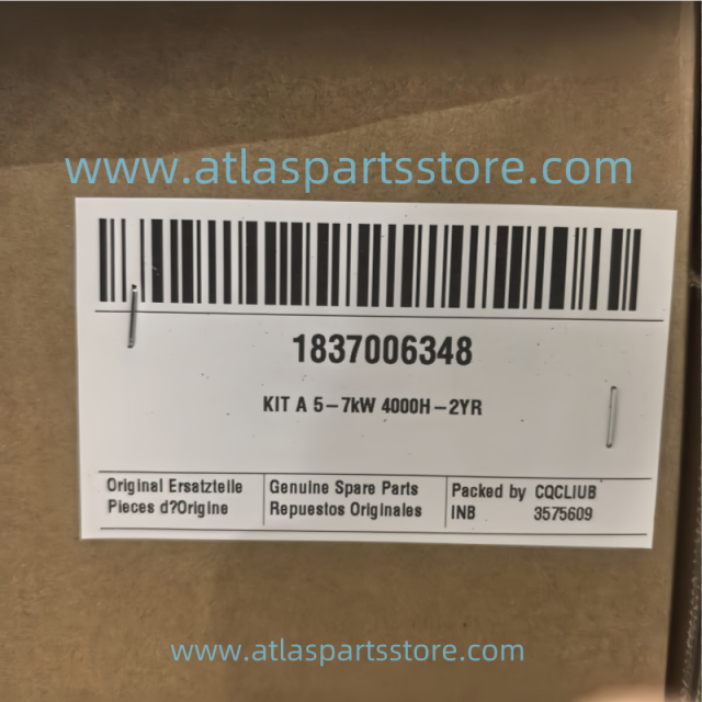 1837006348 Original Industrial Compressor Parts KIT A 5-7kW 4000H-2YR for Atlas Copco air compressor parts