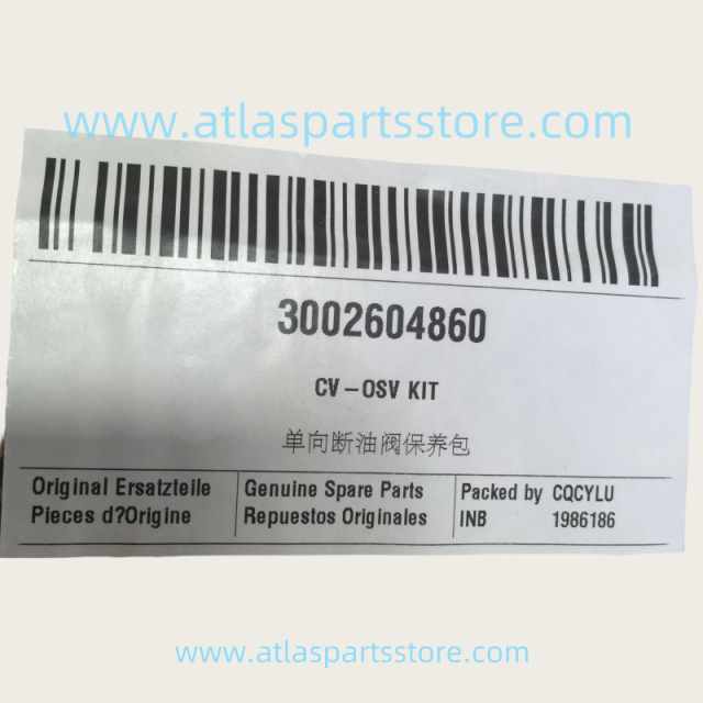 3002604860 Original Industrial Compressor Parts oil cut-off check kit for Atlas Copco air compressor parts