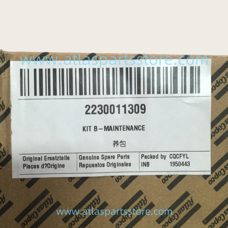 2230011309 Original Industrial Compressor Parts KIT B-MAINTENANCE for Atlas Copco air compressor parts