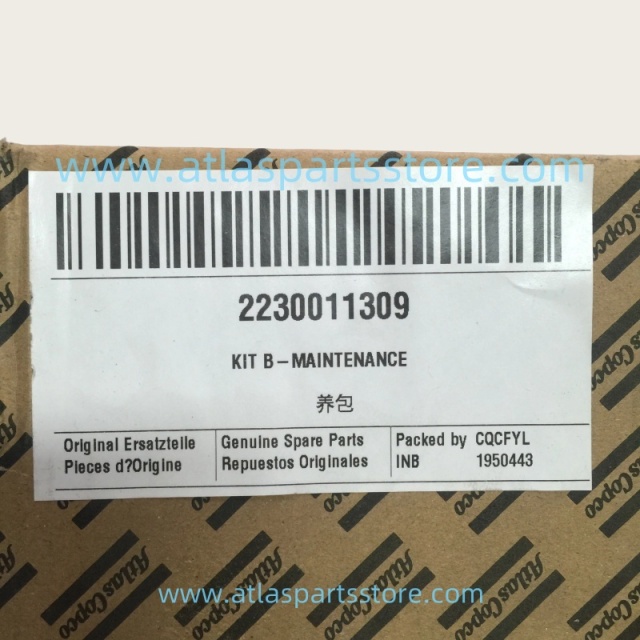 2230011309 Original Industrial Compressor Parts KIT B-MAINTENANCE for Atlas Copco air compressor parts
