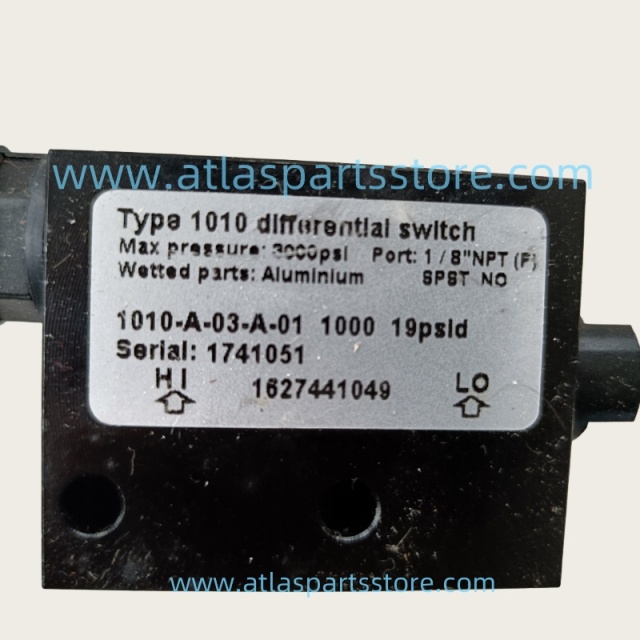 1627441049 Original Industrial Compressor Parts differential switch for Atlas Copco air compressor parts