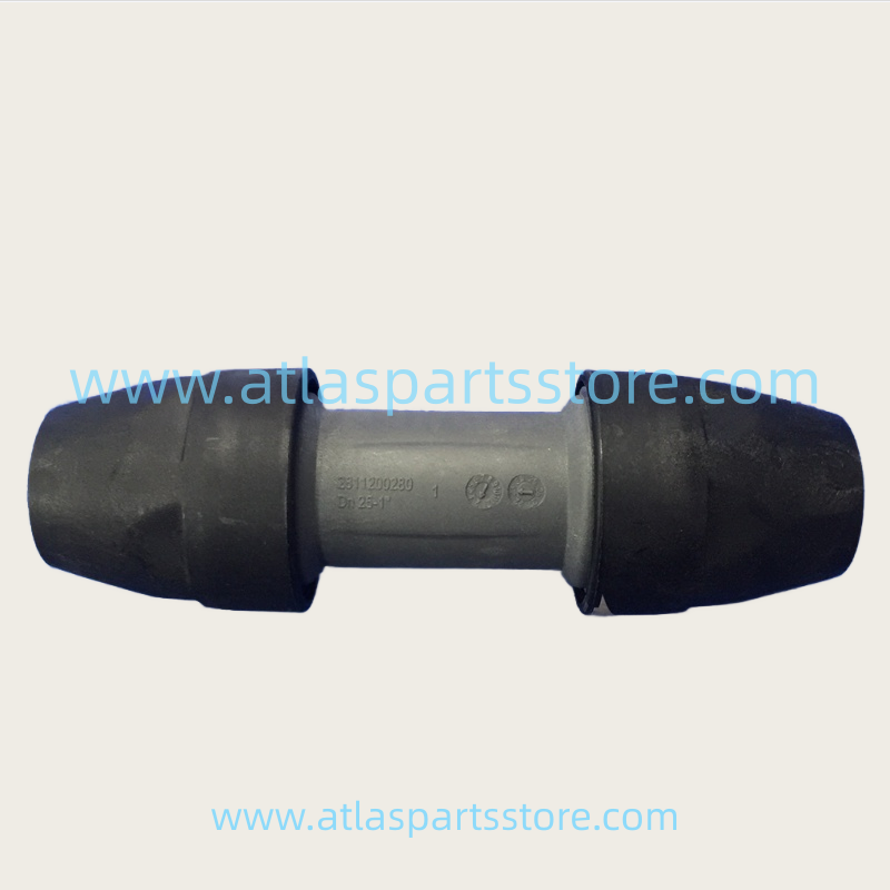 2811200280 Original Industrial Compressor Parts straight joint DN25 for Atlas Copco air compressor parts
