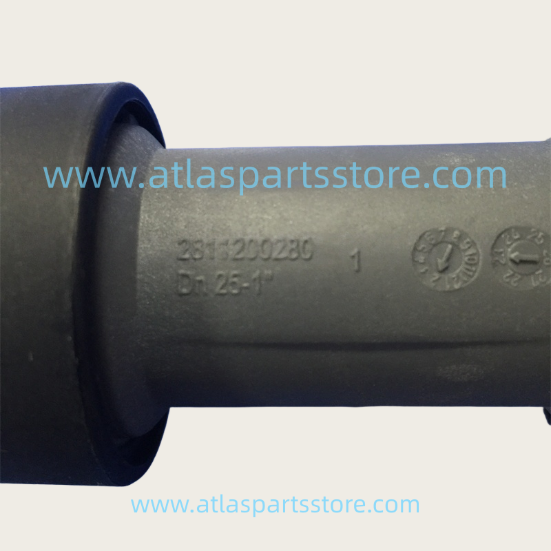 2811200280 Original Industrial Compressor Parts straight joint DN25 for Atlas Copco air compressor parts