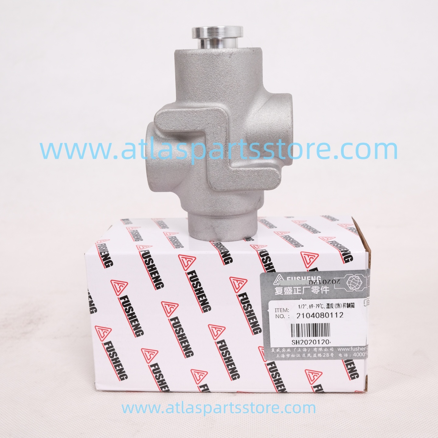 2104080112 Original parts thermostat valve for FU SHENG air compressor parts
