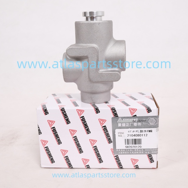 2104080112 Original parts thermostat valve for FU SHENG air compressor parts