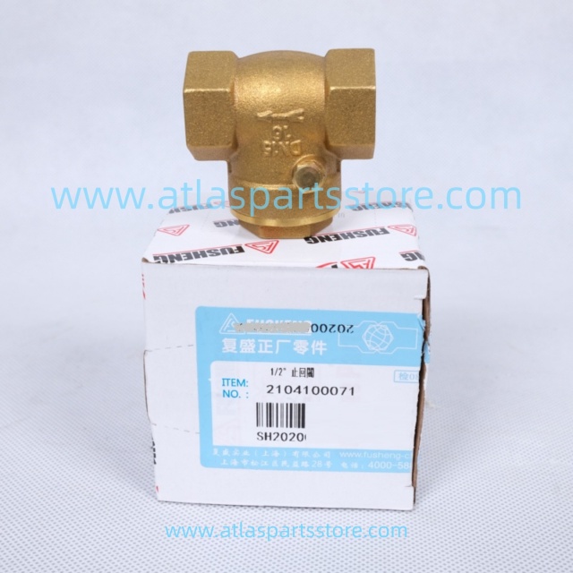 2104100071 Original check valve for FU SHENG air compressor parts