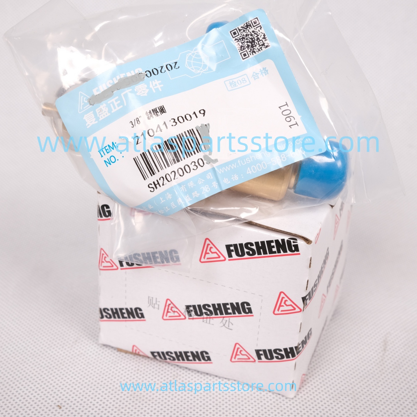 2104130019 Original 3/8 pressure control valve for FU SHENG air compressor parts