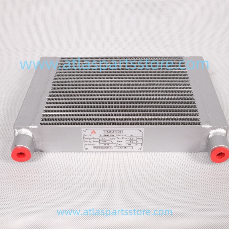 2117010186 Original cooler for FU SHENG air compressor parts