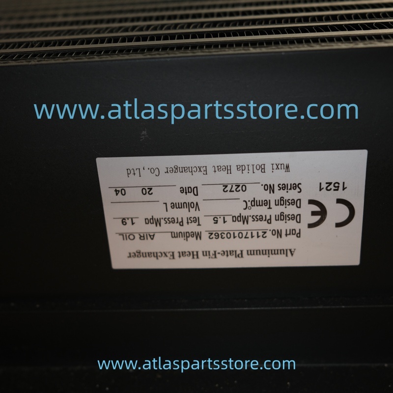 2117010362 Original cooler for FU SHENG air compressor parts