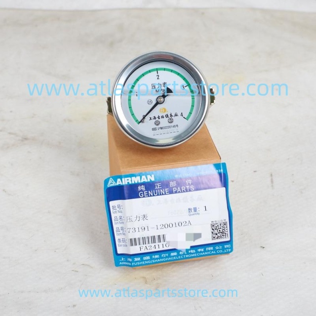 73191-1200102A  Original Industrial Compressor Parts pressure gage for Airman air compressor parts