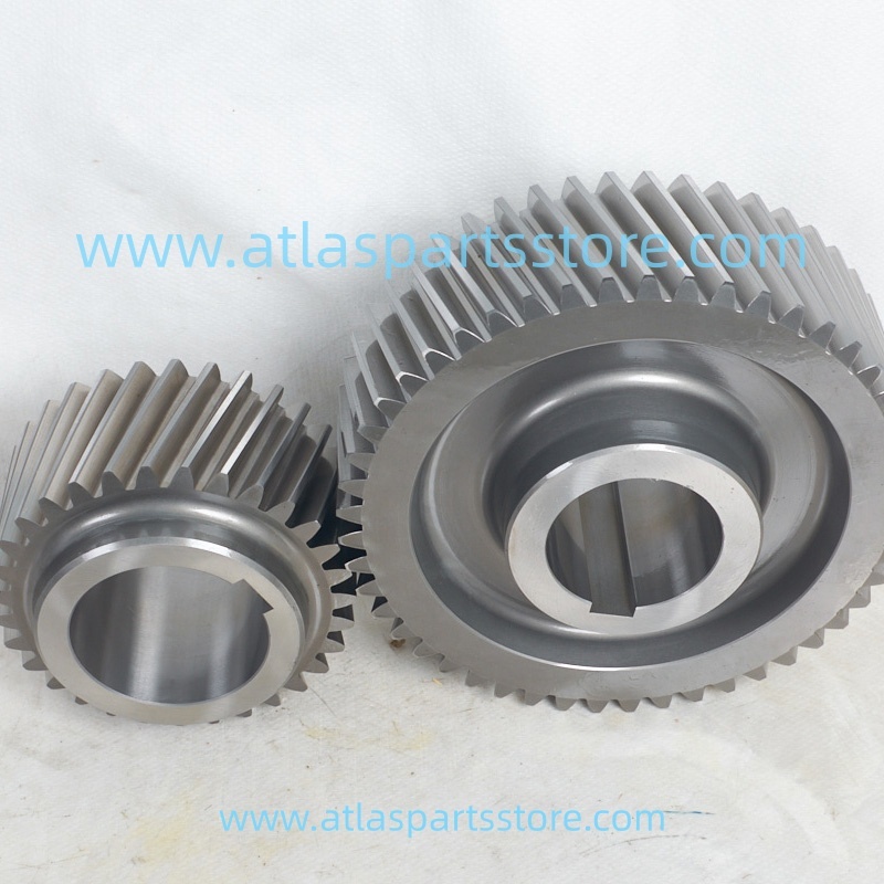 2606020370(2606020430+2606050420) Original gear set for FU SHENG air compressor parts