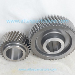 2606020370(2606020430+2606050420) Original gear set for FU SHENG air compressor parts