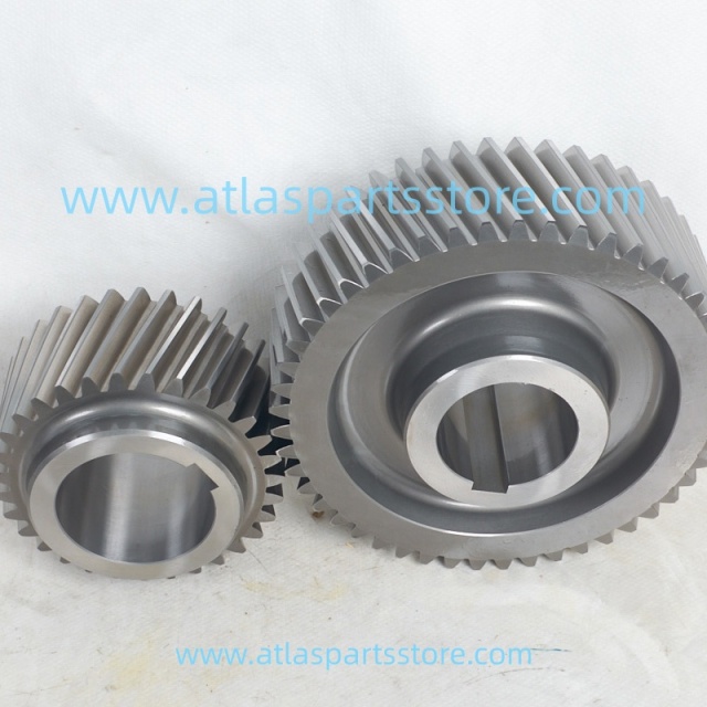 2606020370(2606020430+2606050420) Original gear set for FU SHENG air compressor parts