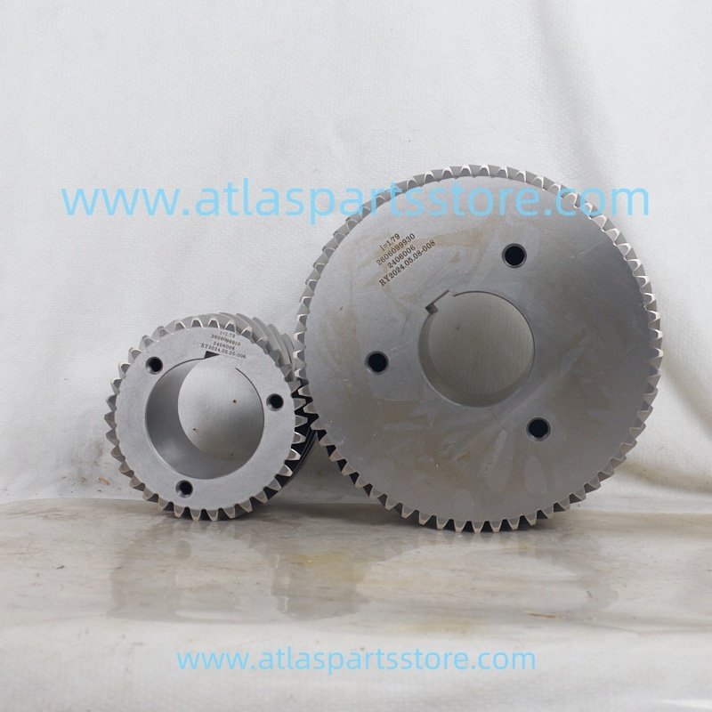 2606099960(2606099910+2606099930) Original gear set for FU SHENG air compressor parts