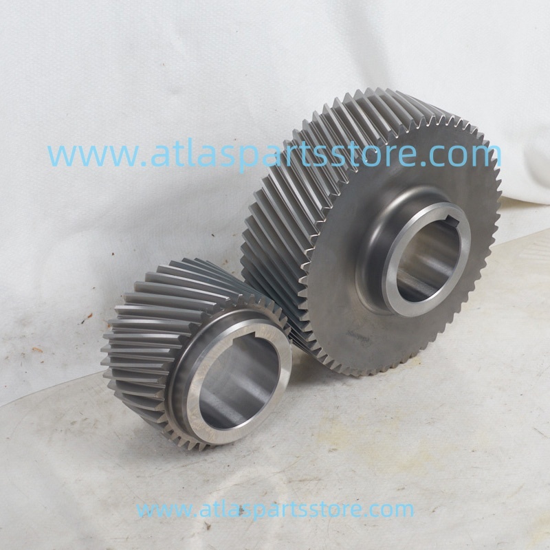2606099960(2606099910+2606099930) Original gear set for FU SHENG air compressor parts