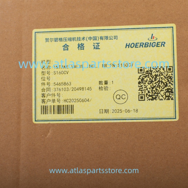 5465863 Original Helbiger Suction Control Check Valve S160CV