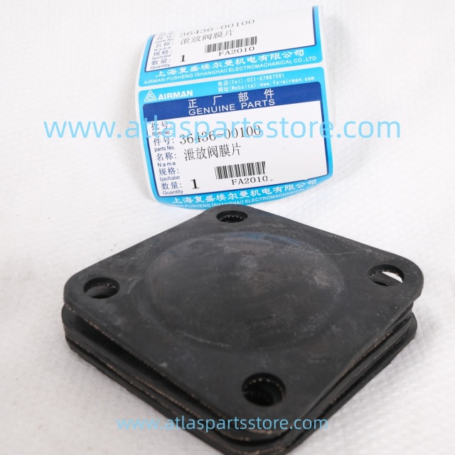 36436-00100 Original Industrial Compressor Parts relief valve diaphragm for Airman air compressor parts