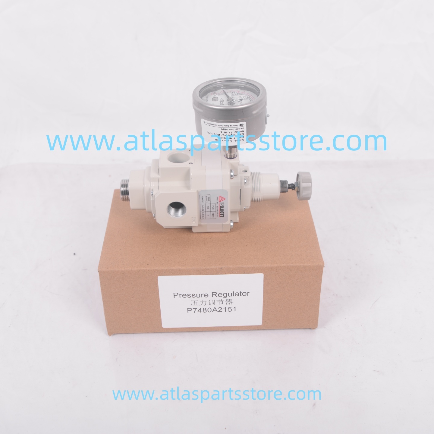 P7480A2151 Original pressure regulator 590DA2 for FU SHENG air compressor parts