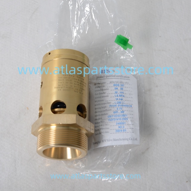 2104110484 Original Industrial Compressor Parts safety valve for FU SHENG air compressor parts
