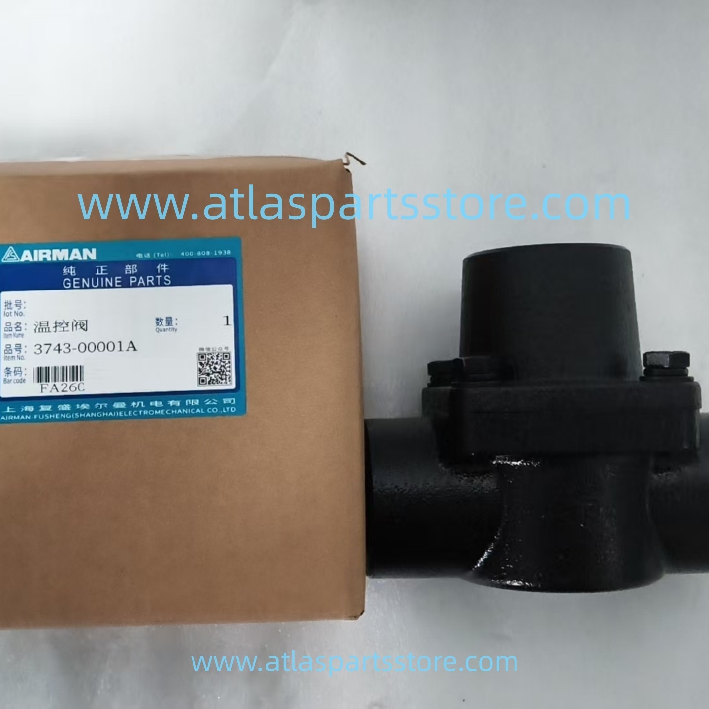 3743-00001A Genuine Airman Air Compressor Thermostatic Valve