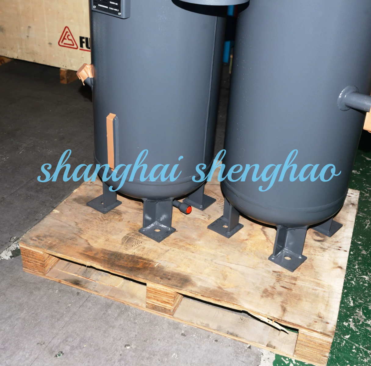 71124111-46100-J Fusheng Screw Air Compressor Original Parts Oil-Gas Separator Tank