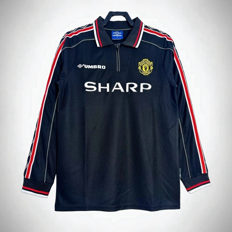 1998-99 MANCHESTER UNITED LONG SLEEVED BLACK