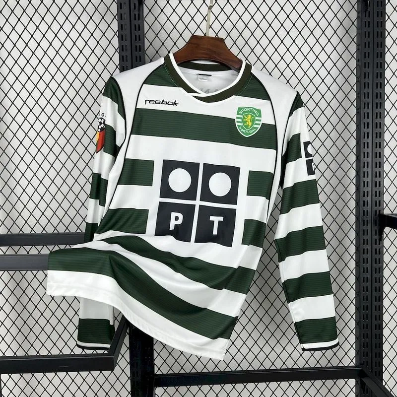 2001-03 SPORTING LISBON HOME LONG SLEEVE