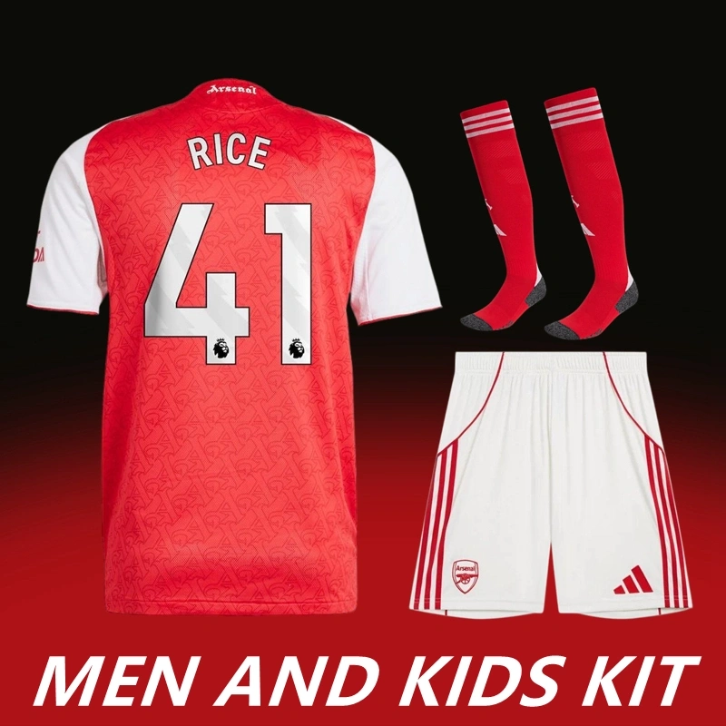 25-26 ARSENAL HOME MEN AND KIDS KIT