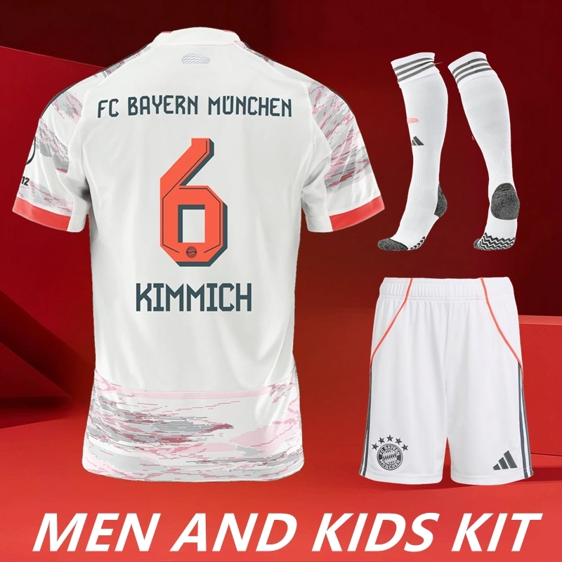 25-26 BAYERN AWAY MEN AND KIDS KIT