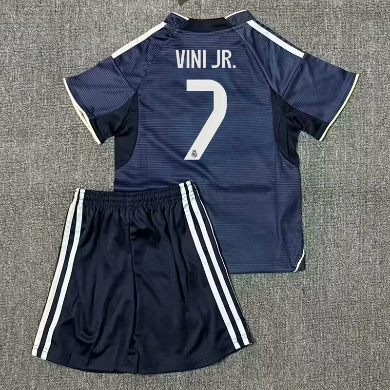 2025-26 REAL MADRID AWAY MEN AND KIDS KIT