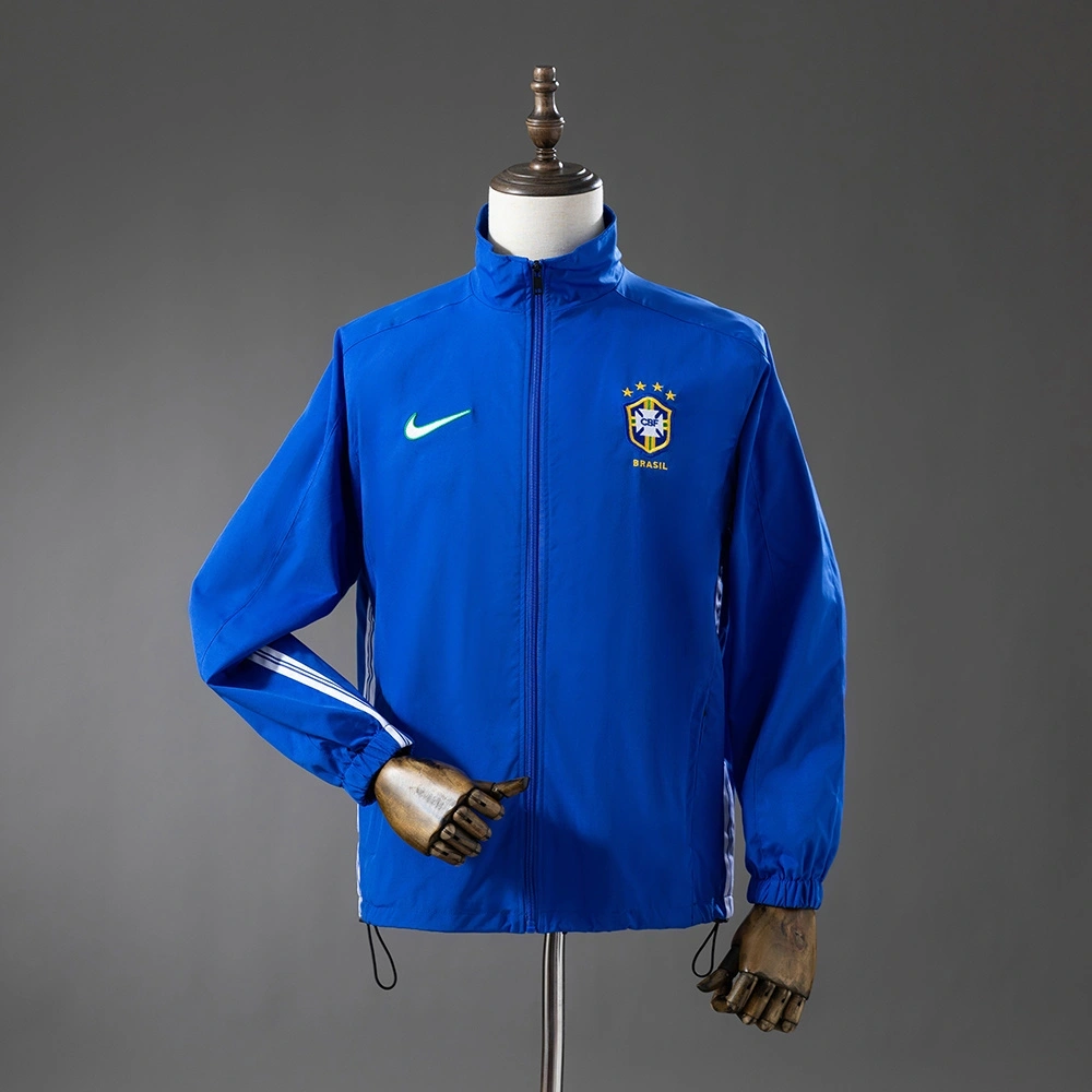 1998 BRAZIL WINDBREAKER JACKET - BLUE