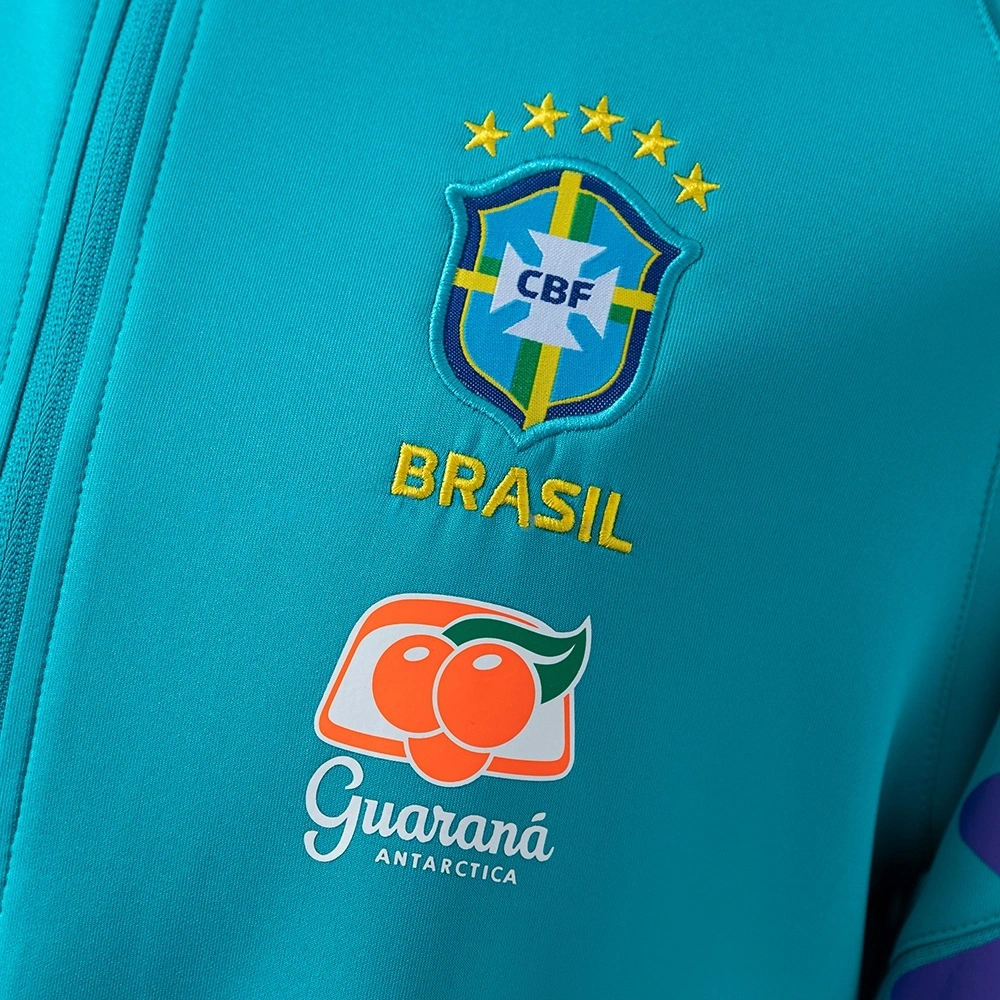 2022-23 BRAZIL TRAINING JACKET-LAKE BLUE