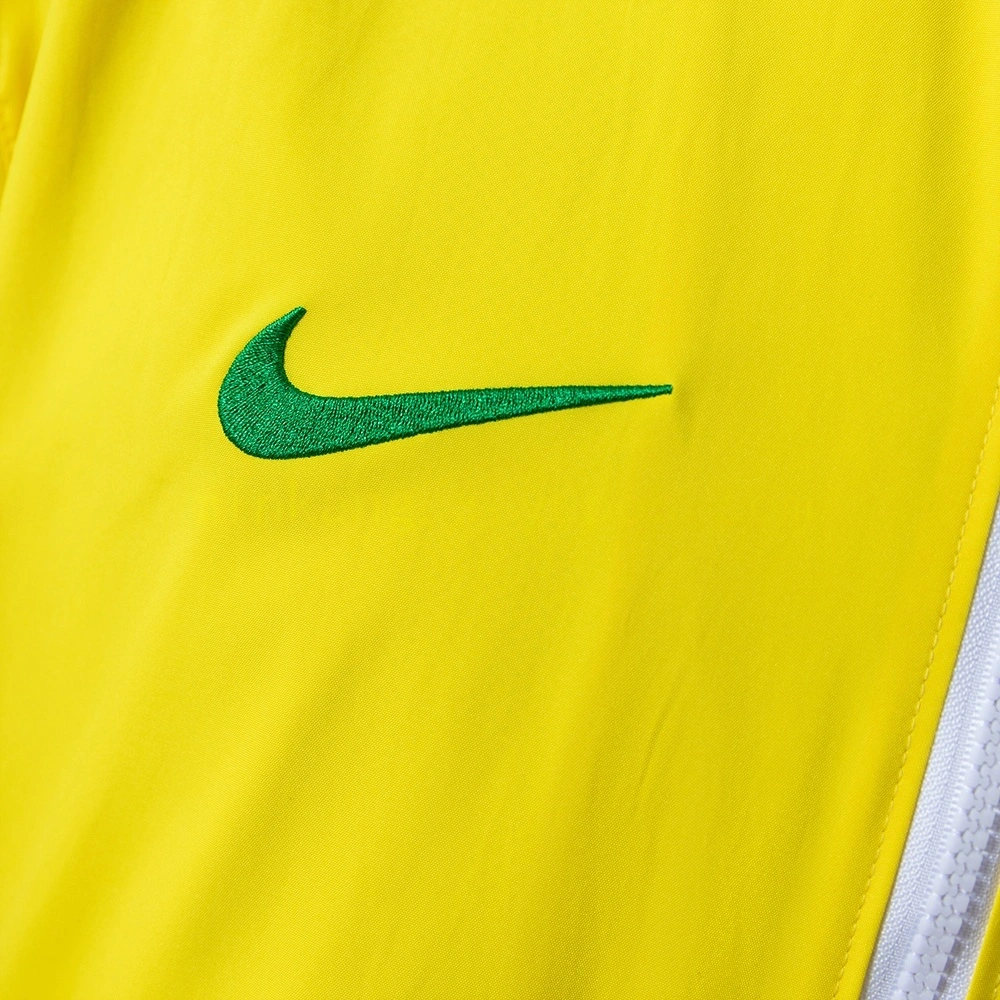2010-11 BRAZIL WINDBREAKER JACKET - YELLOW