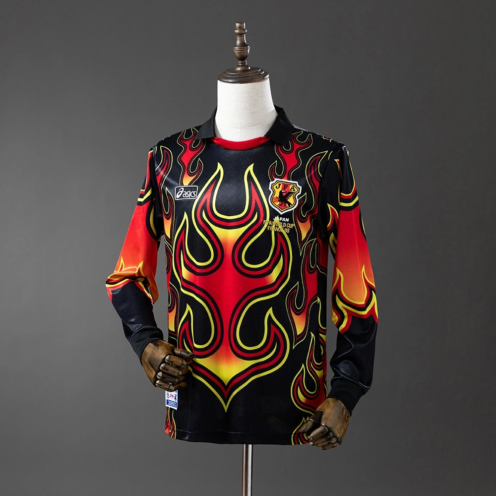 1998 JAPAN GOALKEEPER BLACK FIREWORKS LONG SLEEVE